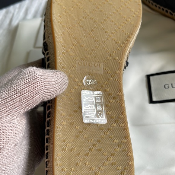 Gucci Espadrilles EURO size 39 1/2
US size 8 1/2 to 9 - Picture 4 of 10
